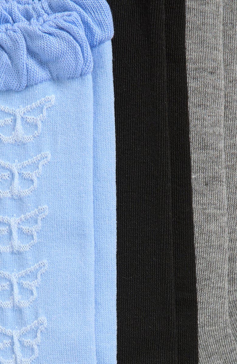 Capelli New York Kids' Assorted 3-Pack Knee High Socks, Alternate, color, Blue Combo