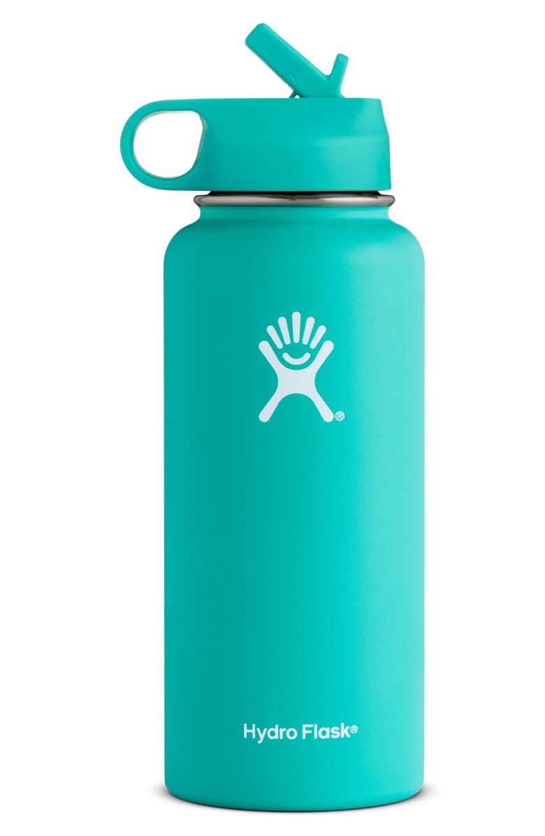 Hydro Flask 32-Ounce Wide Mouth Bottle with Straw Lid, Main, color, 