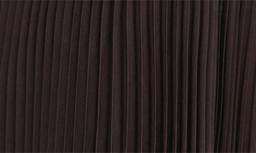 City Chic Amara Accordion Pleat Sateen Dress In Brown