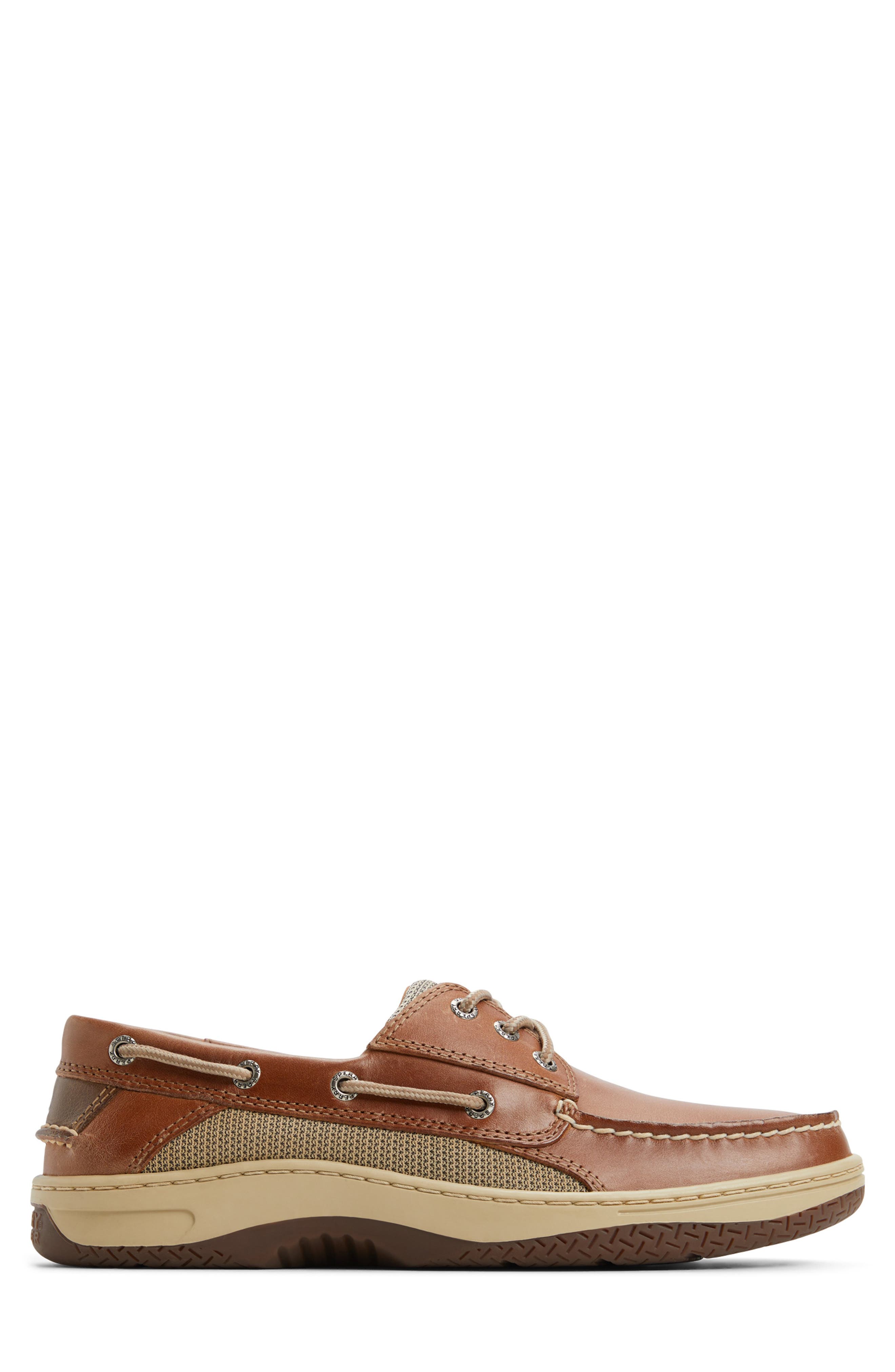 Sperry Billfish<sup>™</sup> 3-Eye Boat Shoe, Alternate, color, Cognac