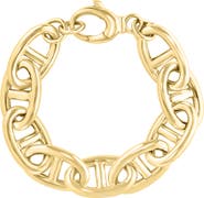 EFFY Sculpted Open Link Bracelet in Gold-Plated Sterling Silver