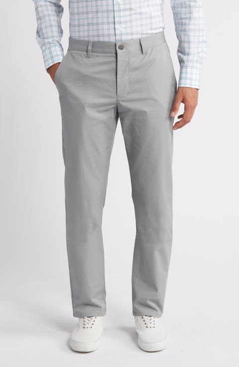 Flat Front Stretch Cotton Chinos