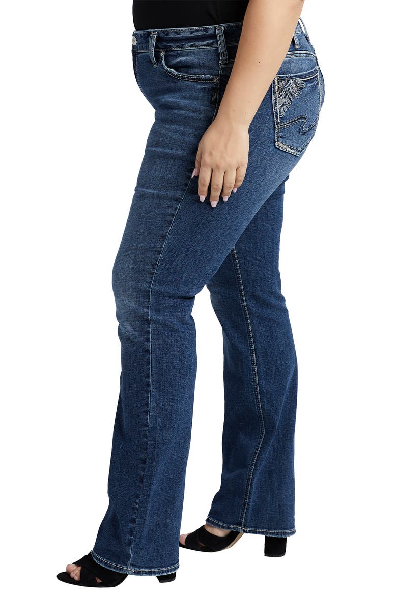 Elyse Slim Bootcut Jeans, Alternate, color, INDIGO