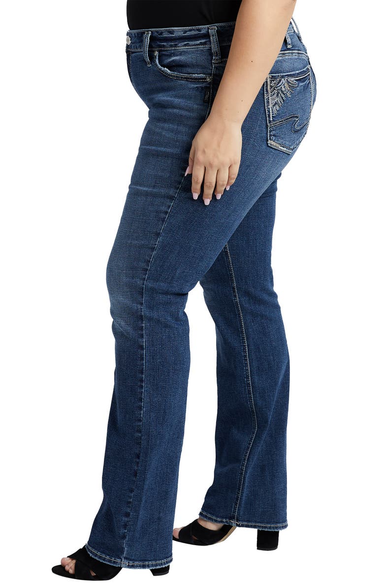 Silver Jeans Co. Elyse Slim Bootcut Jeans, Alternate, color, 