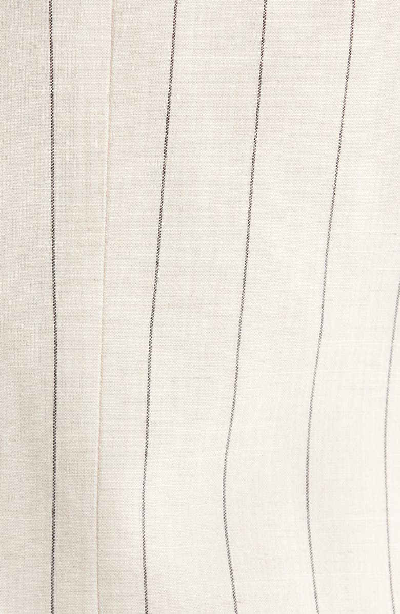 KASPER Stripe One-Button Blazer, Alternate, color,