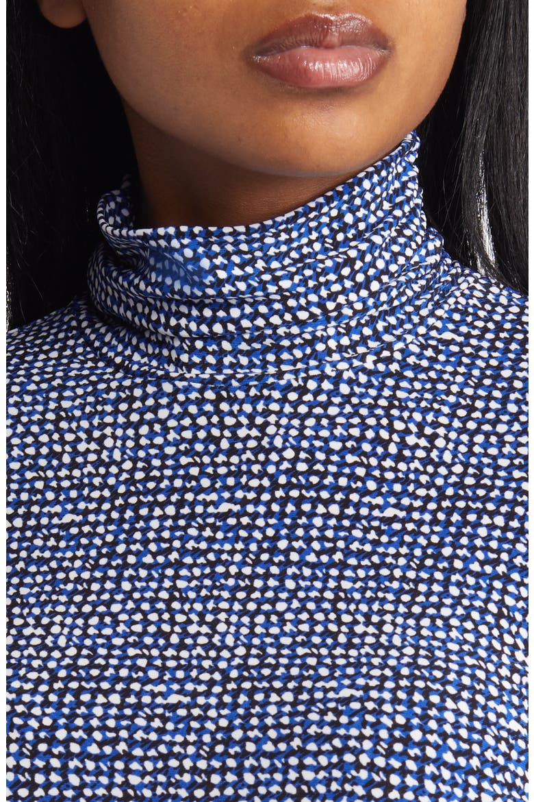 Long Sleeve Turtleneck Top, Alternate, color, ROYAL SAPPHIRE COMBO