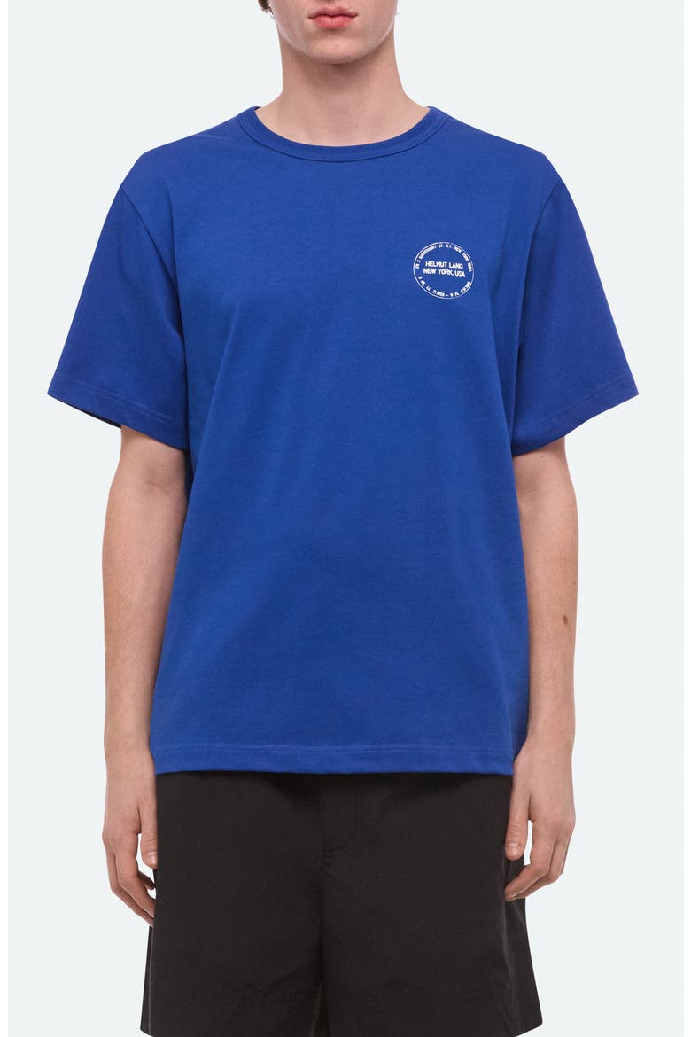 Stamp Cotton Graphic T-Shirt, Main, color, ROYAL BLUE