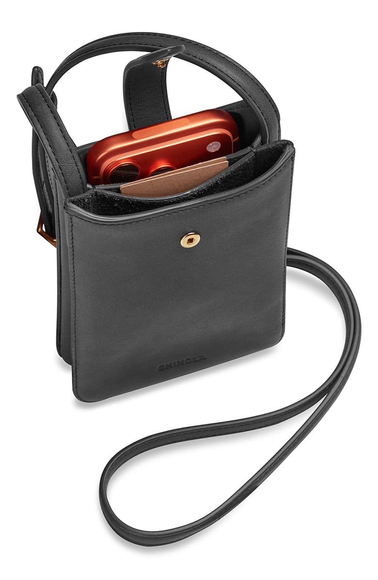 Shinola Bixby Leather Phone Crossbody Bag, Alternate, color, 