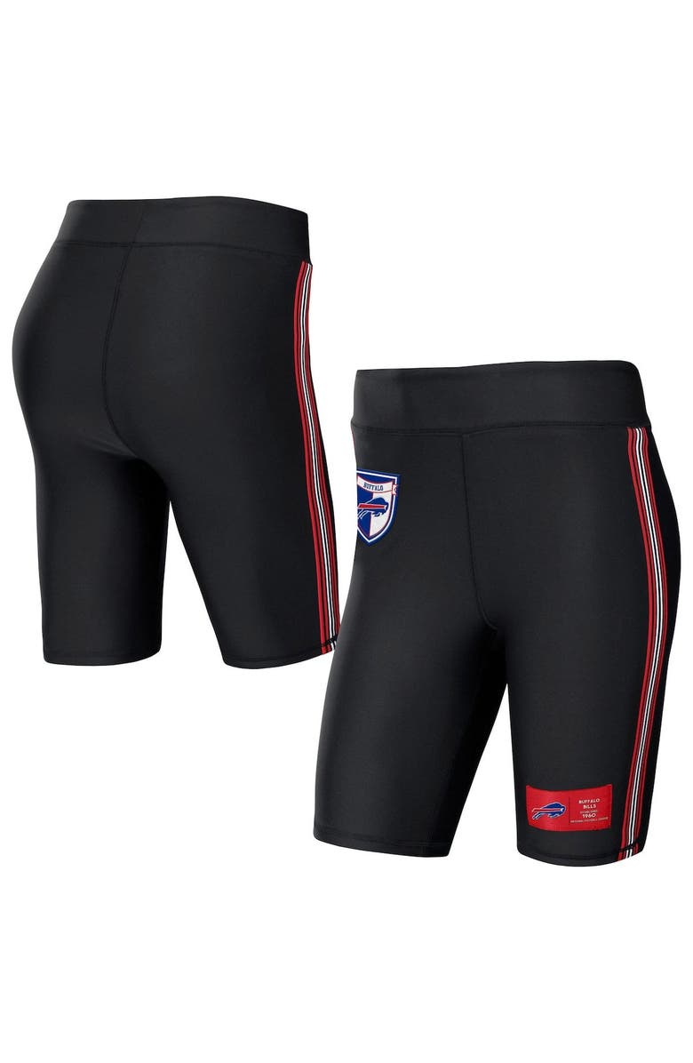 WEAR by Erin Andrews Women's WEAR by Erin Andrews Black Buffalo Bills Biker Shorts, Main, color, Black