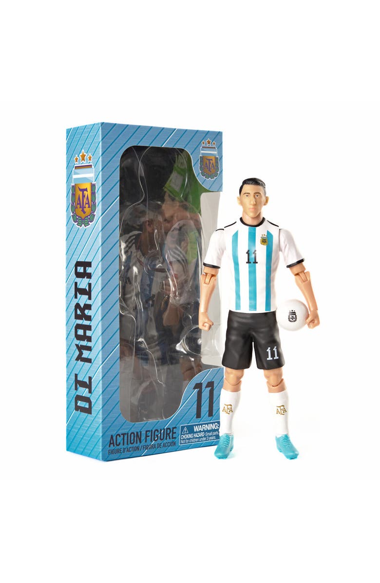 Banbo Toys SOCKERS Argentina AFA Angel Di Maria 8" Collectible Soccer Action Figure, Main, color, Blue
