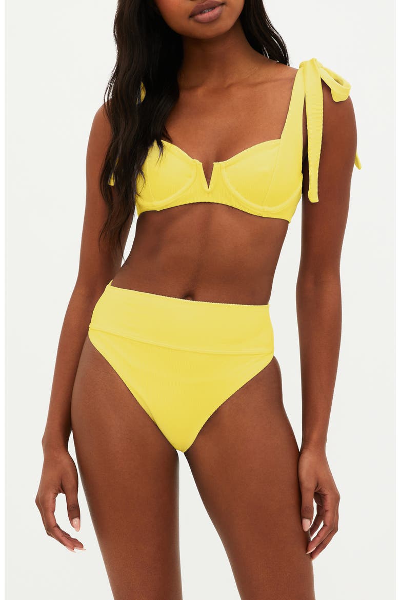 Blair Underwire Bikini Top, Alternate, color, LEMON YELLOW