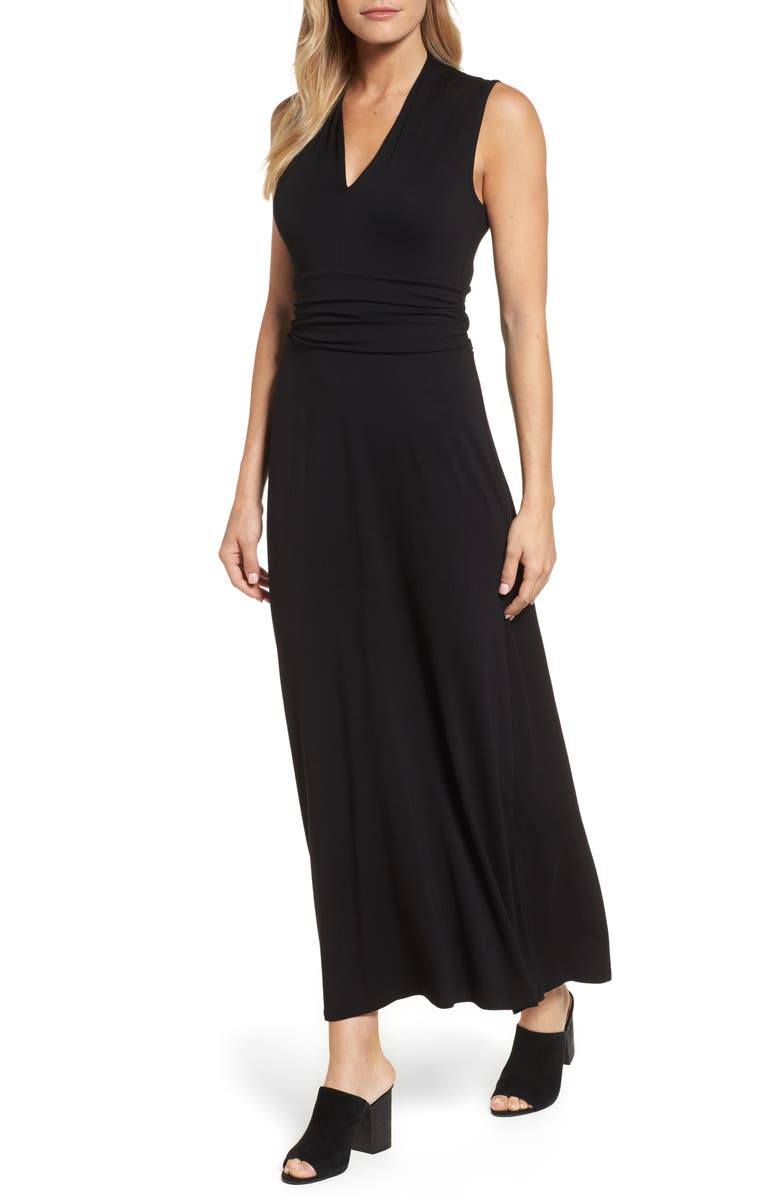 Vince Camuto V-Neck Maxi Dress, Main, color,