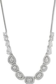 Nadri Radiant Cubic Zirconia Frontal Necklace