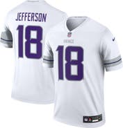 Nike Men's Nike Justin Jefferson White Minnesota Vikings Alternate Legend Player Jersey