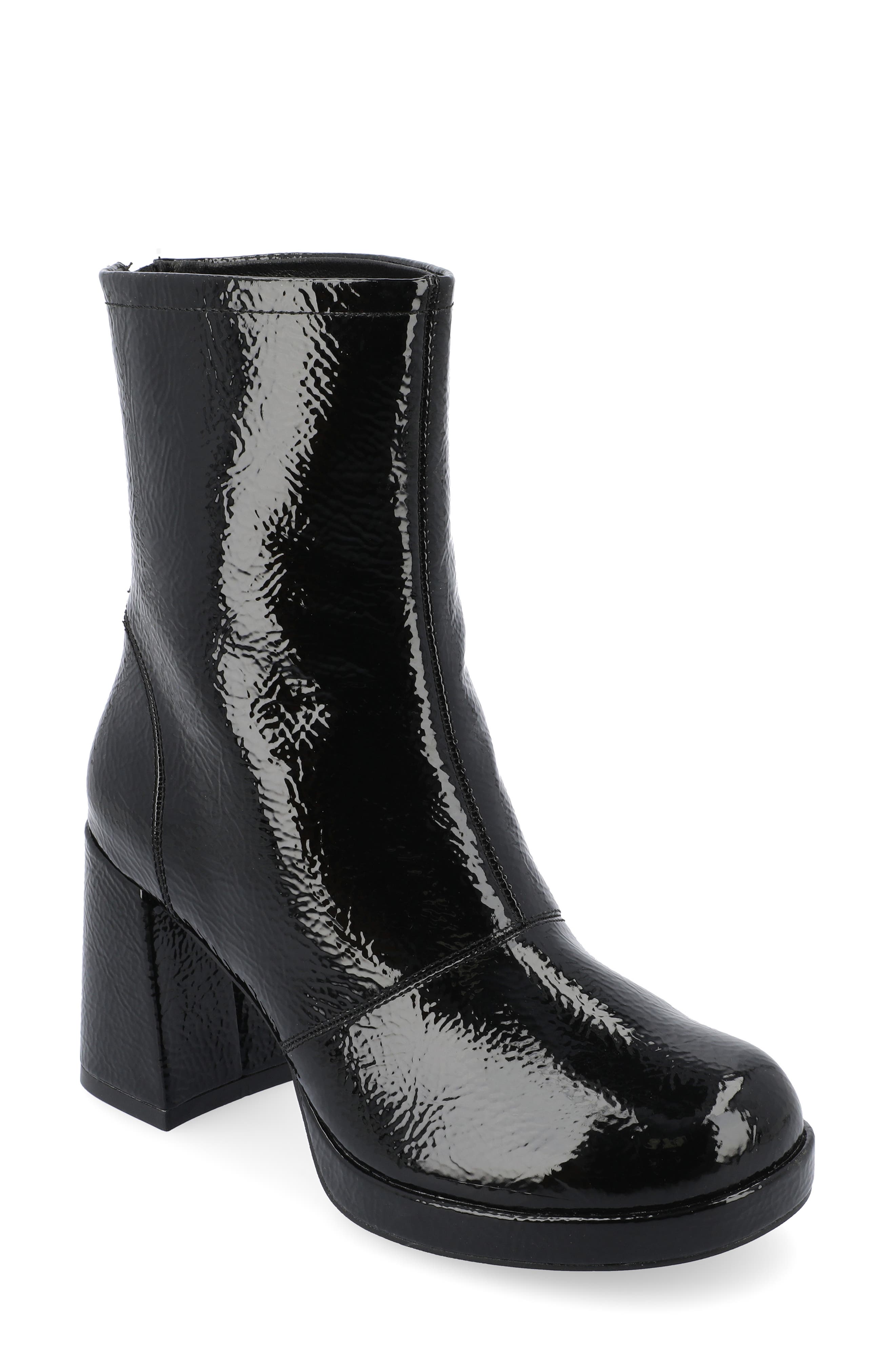 Journee Collection Aylani Bootie, Main, color, Black