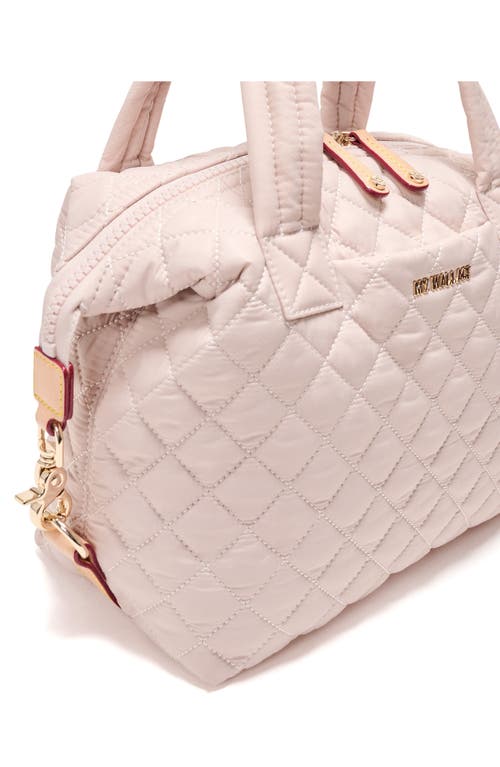 Mz Wallace Small Sutton Deluxe Top Handle Bag In Pink