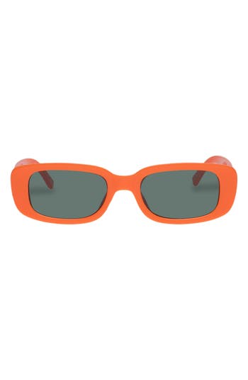 Aire Ceres 51mm Rectangular Sunglasses In Orange