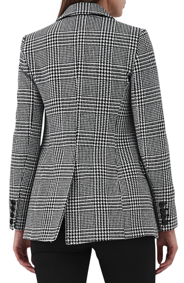 Reiss Langley Houndstooth Wool Blend Jacket, Alternate, color, 