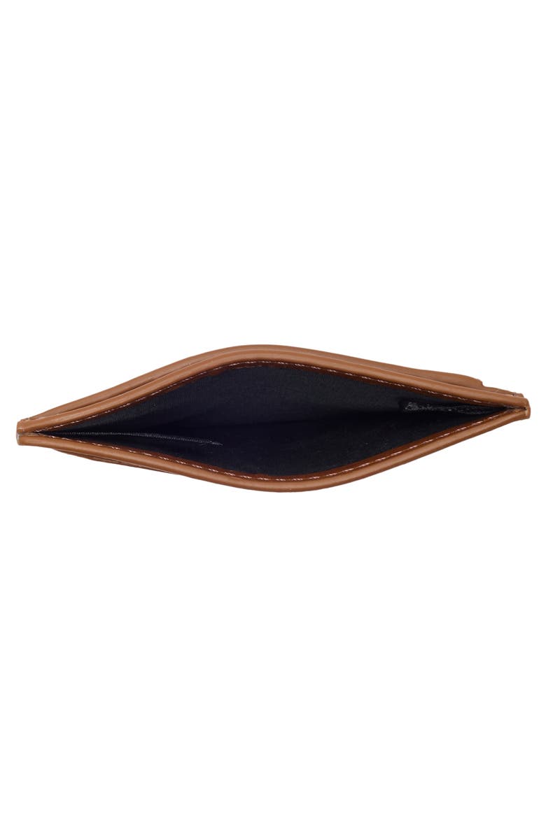 Johnston & Murphy Hunter Weekend Leather Card Case, Alternate, color, Tan