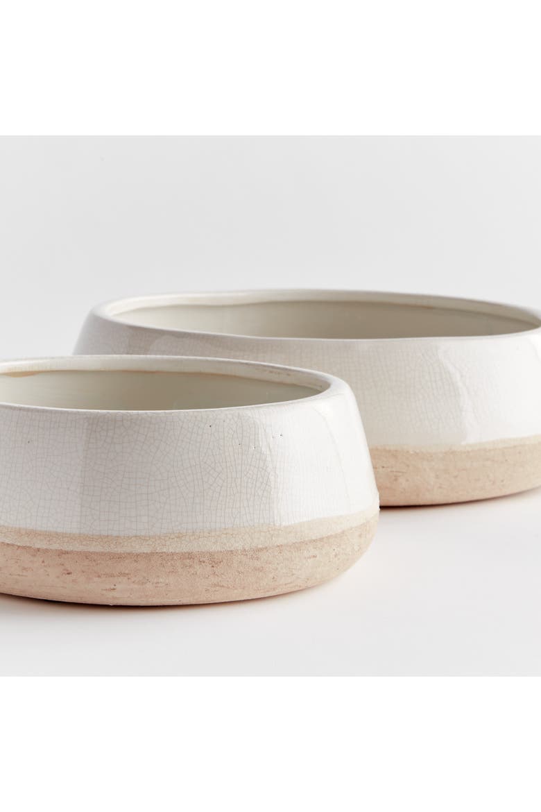 Leona Decorative Bowls Set of 2, Alternate, color, White