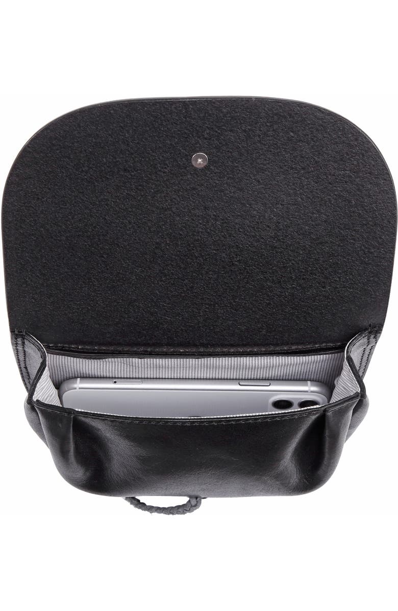 OLD TREND Leather Chain Crossbody Bag, Alternate, color, Black