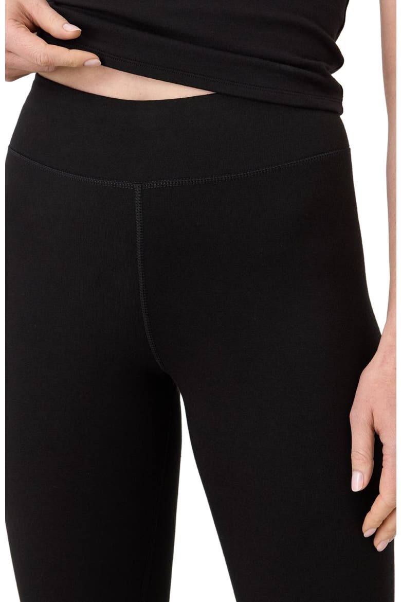 On The Go-To Cropped Legging Made With Organic Cotton, Alternate, color, Black
