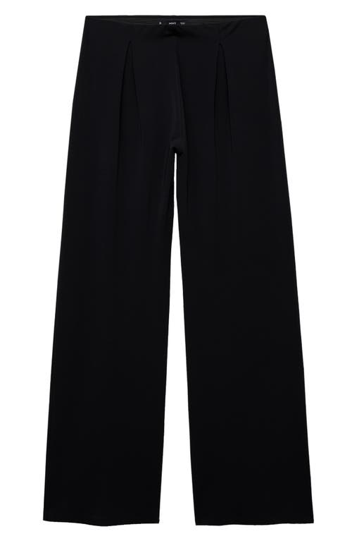 Mango Pleat Front Straight Leg Pants