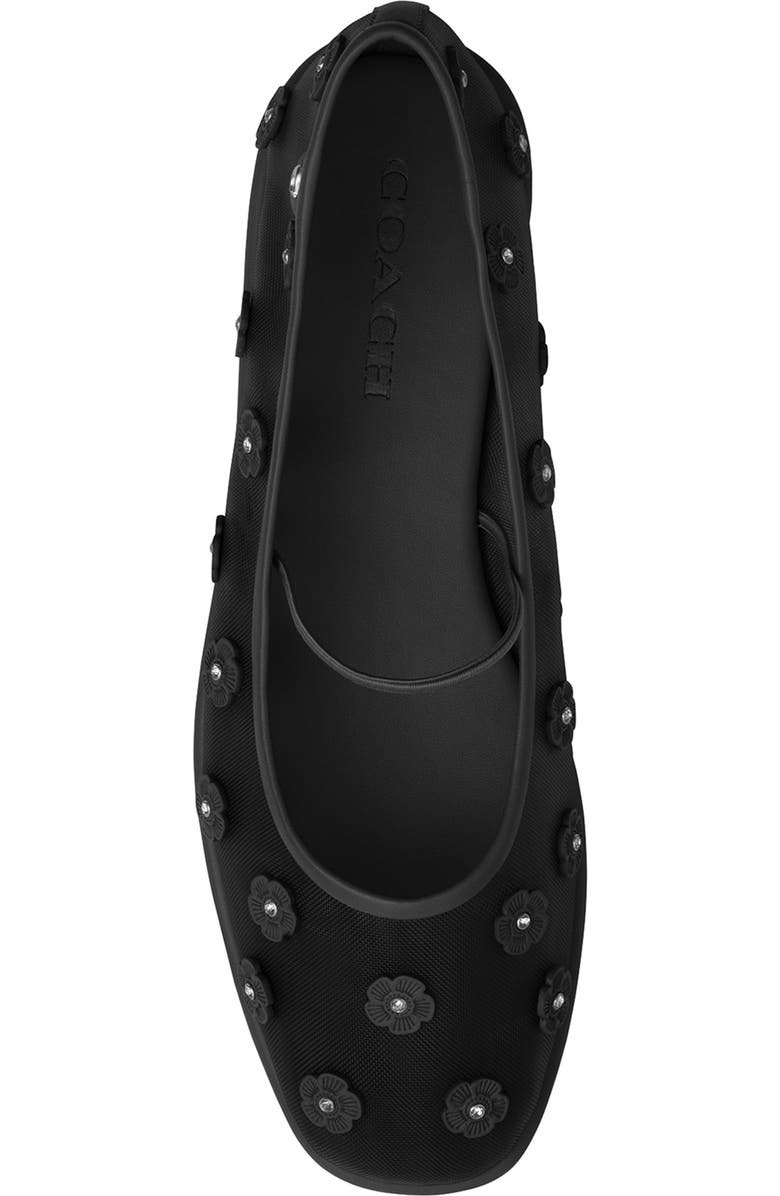 COACH Emilia Tea Rose Mesh Mary Jane Flat, Alternate, color,