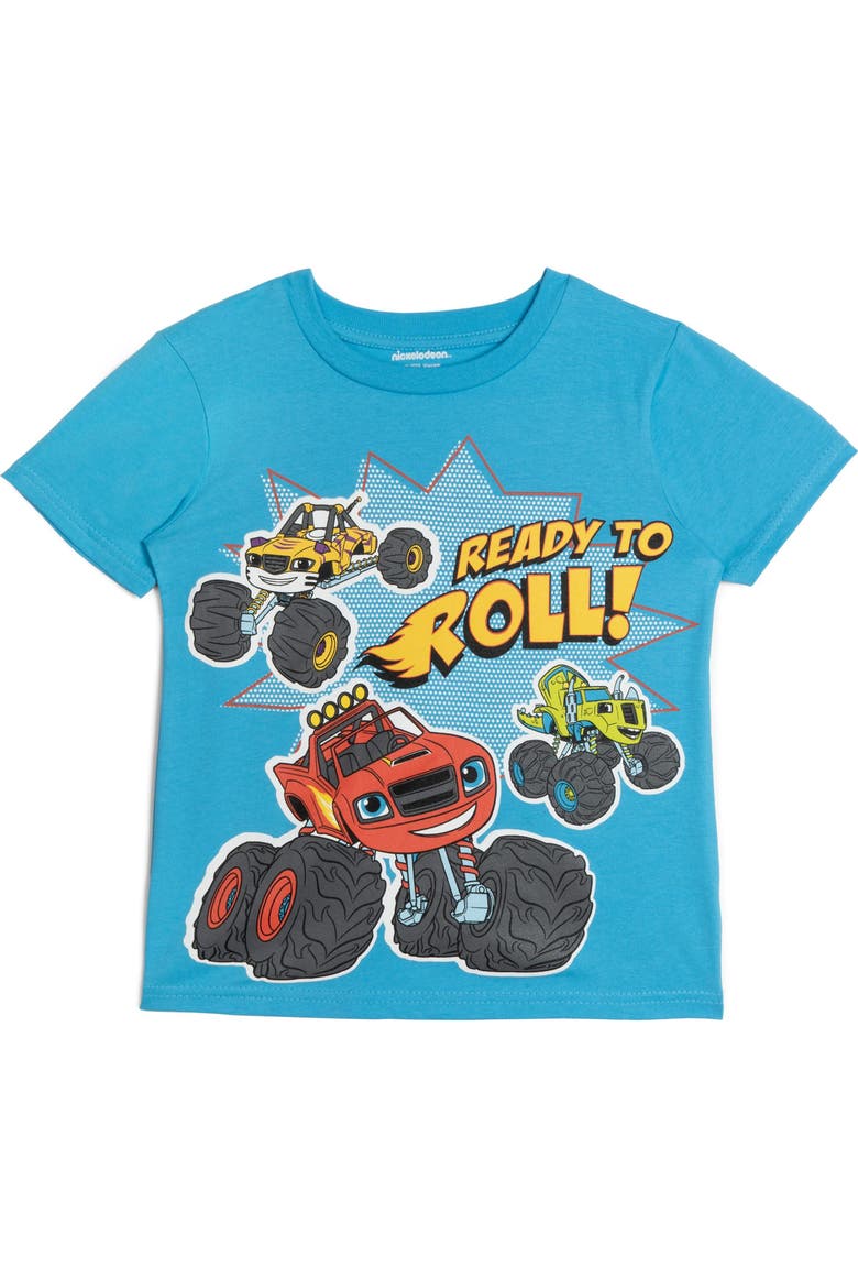 Blaze and the Monster Machines 2-Pack Short Sleeve T-Shirts, Alternate, color, Red Blue Blaze
