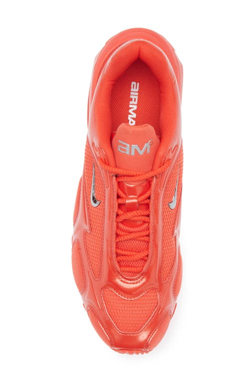 Nike Air Max Muse Sneaker In Habanero Red/metallic Silver