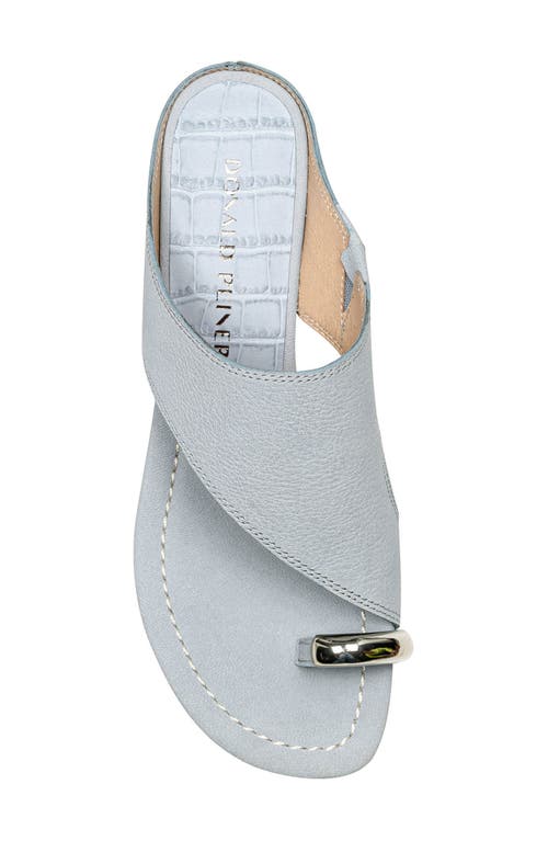 Shop Donald Pliner Vesnaspan Wedge Slide Sandal In Light Blue