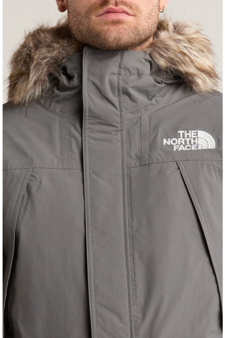 McMurdo Waterproof 600 Fill Power Hooded Down Parka with Faux Fur Trim, Alternate, color, SMOKED PEARL