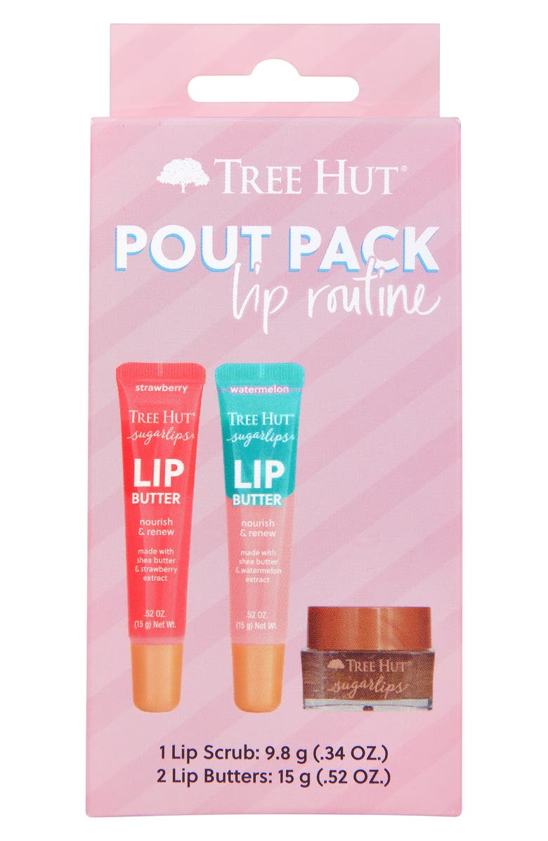 Tree Hut Pout Pack Lip Routine Set $20.97 Value, Main, color,