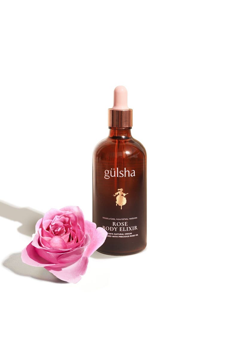 Gulsha Rose Body Elixir 100ml, Main, color, Pink