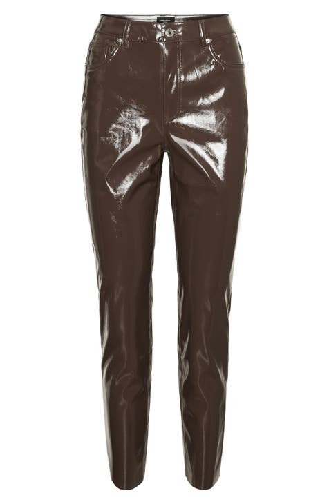 Brenda High Waist Glossy Pants