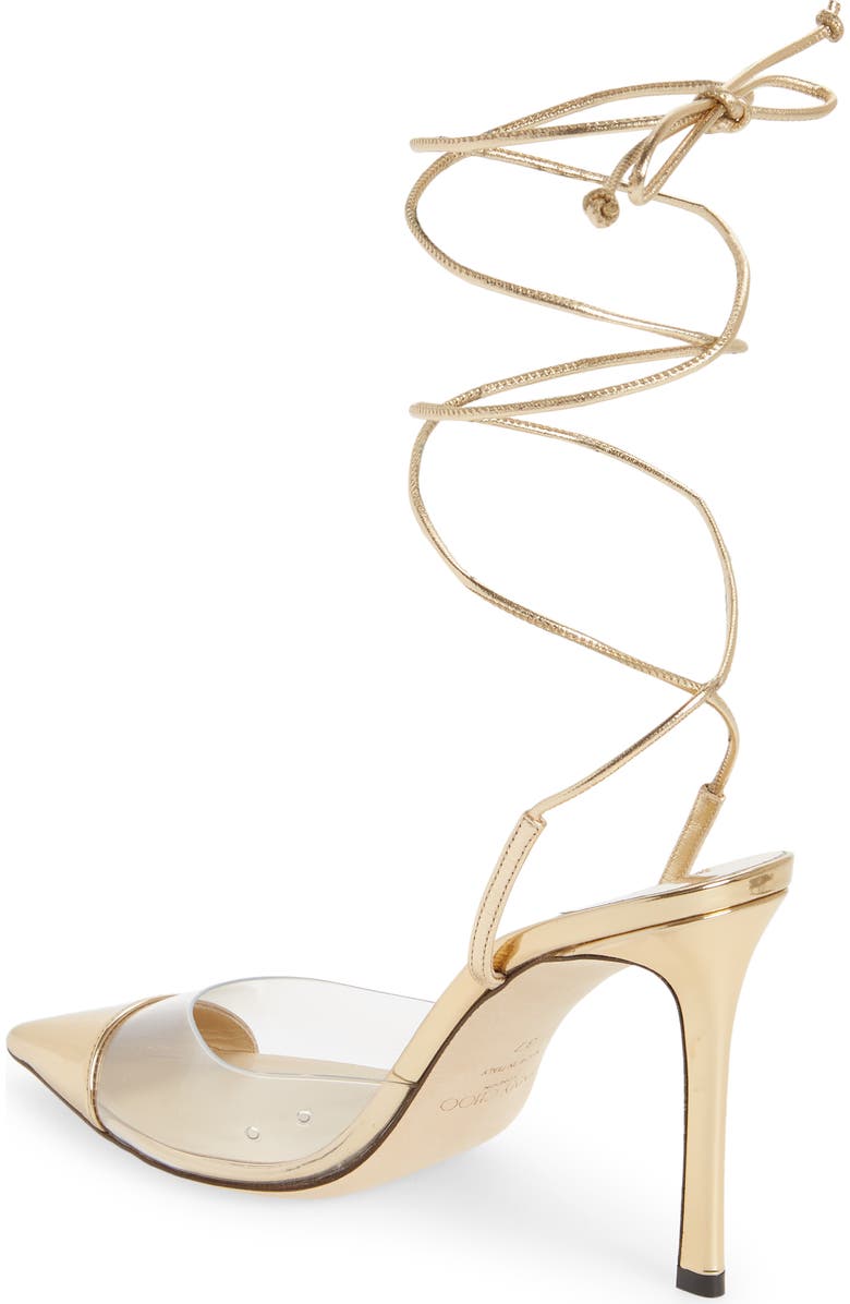 Jimmy Choo Farley Pointy Toe Sandal, Alternate, color,
