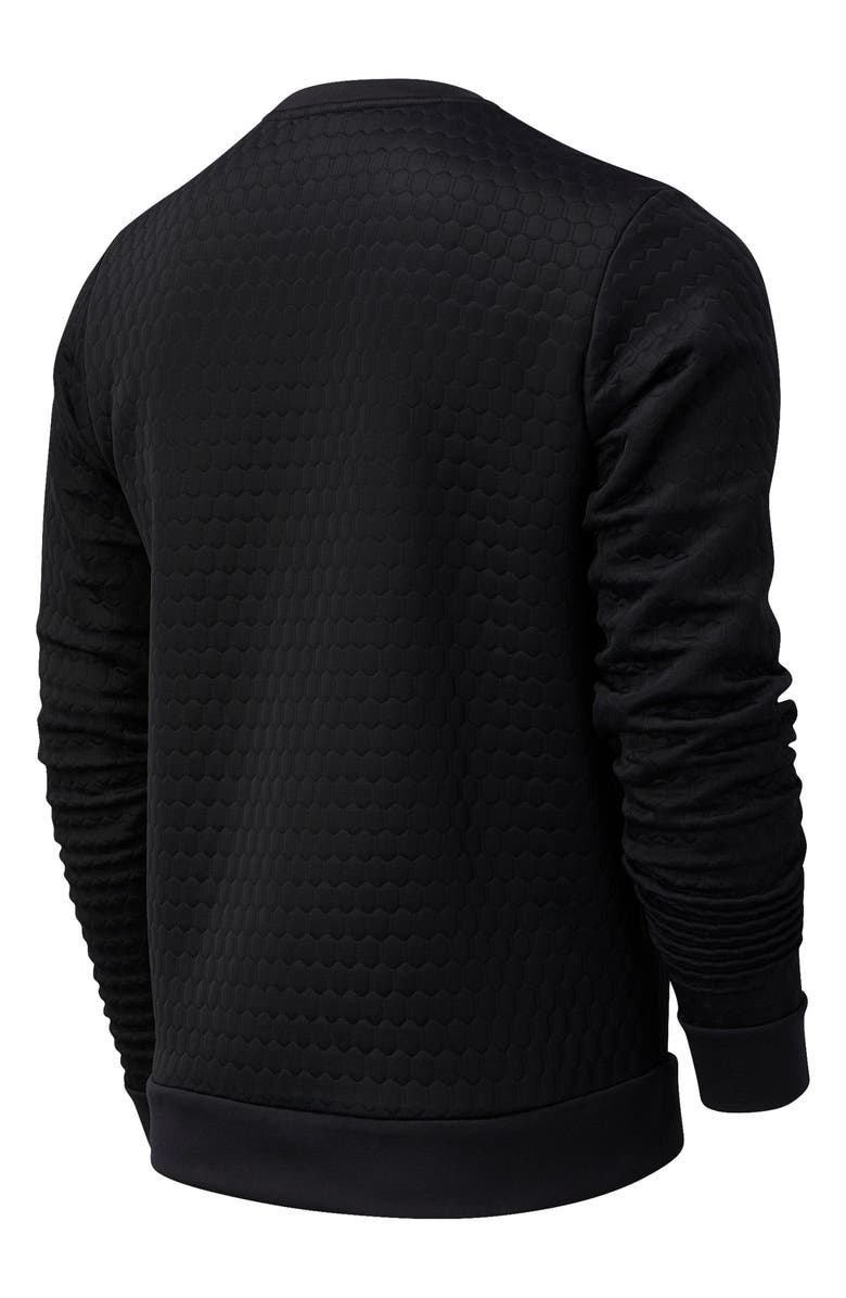 New Balance Heat Loft Quilted Crewneck Sweatshirt, Alternate, color,