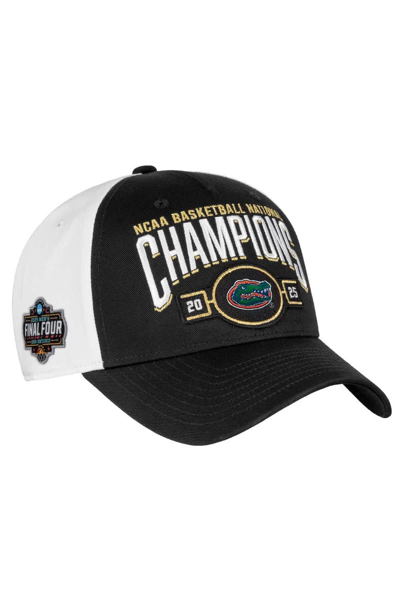 Jordan Brand Men's Jordan Brand Black Florida Gators 2025 NCAA Men's Basketball National Champions Locker Room Adjustable Hat, Main, color, 