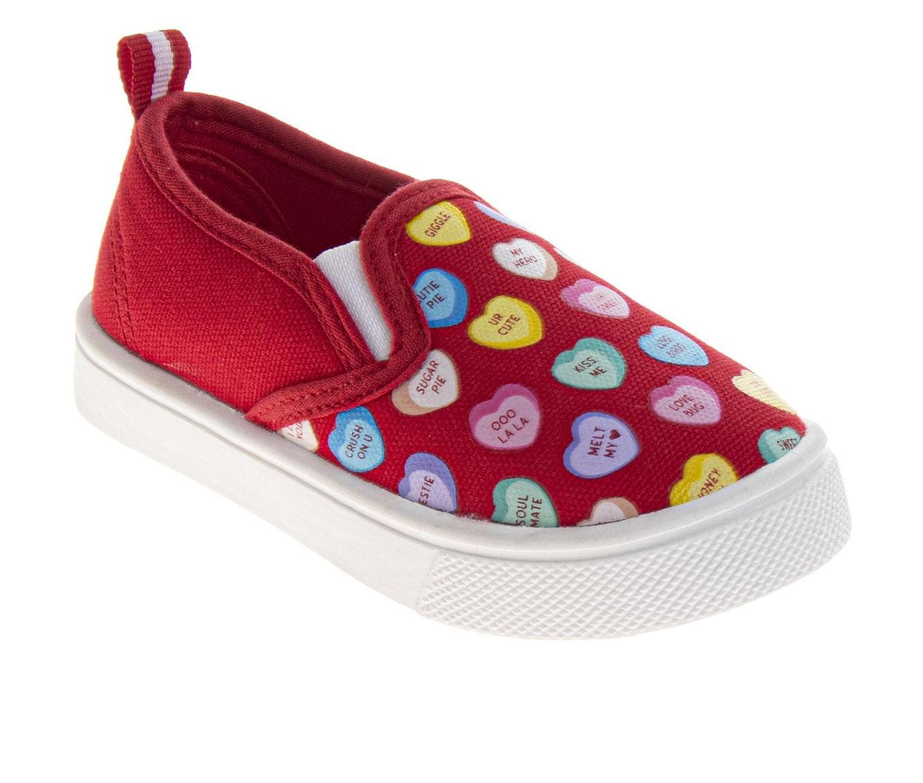 SweetHearts Conv. Hearts Slip-On 5-10, Main, color, Red Multi