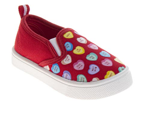 Conv. Hearts Slip-On 5-10 (Toddler)