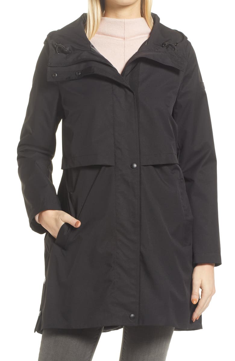 Sam Edelman Water Repellent Rain Jacket, Alternate, color, 