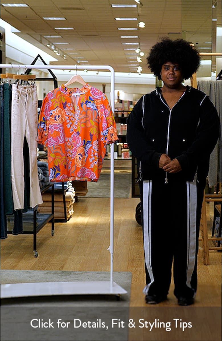 Reign Floral Cotton Puff Sleeve Top, sales video thumbnail