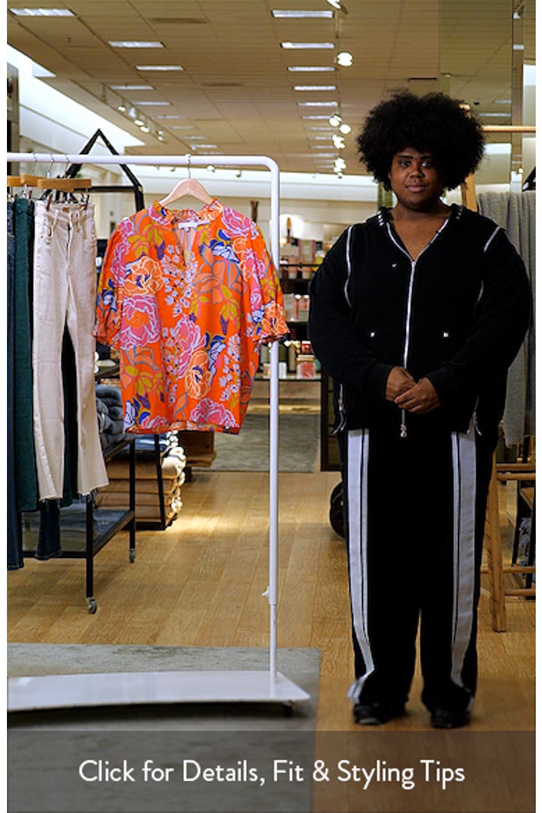 Reign Floral Cotton Puff Sleeve Top video