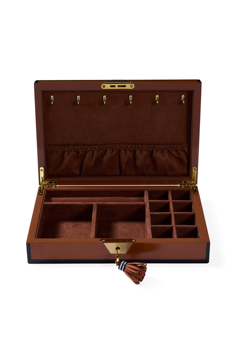 Jonathan Adler Zebra Lacquer Jewelry Box, Alternate, color, 