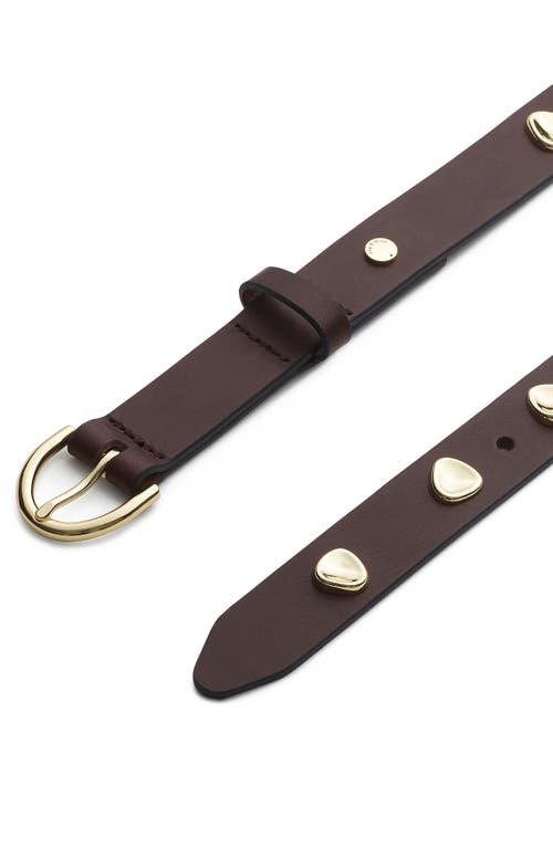 Rag & Bone Brynn Leather Belt In Brown