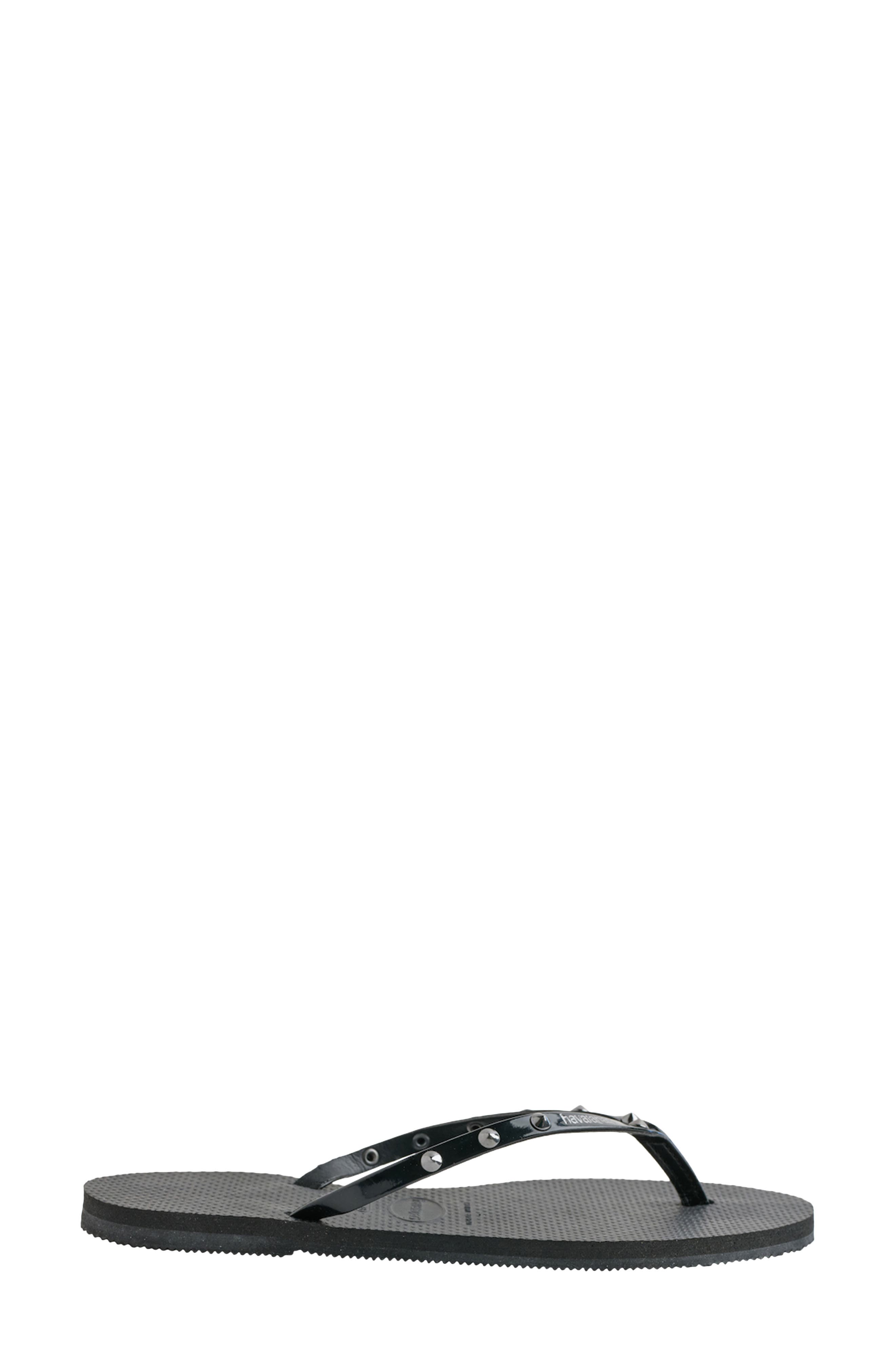 Havaianas You Spikes Flip Flop, Alternate, color, Black