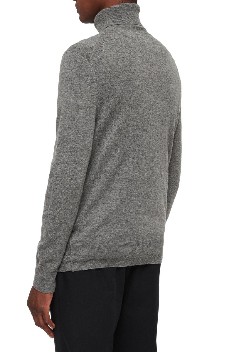 AllSaints Nova Slim Fit Turtleneck Sweater, Alternate, color, 