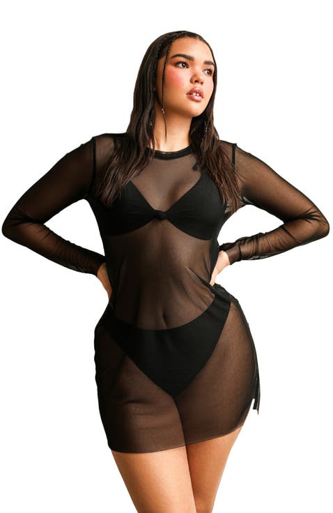 Main Long Sleeve Mesh Character Dress