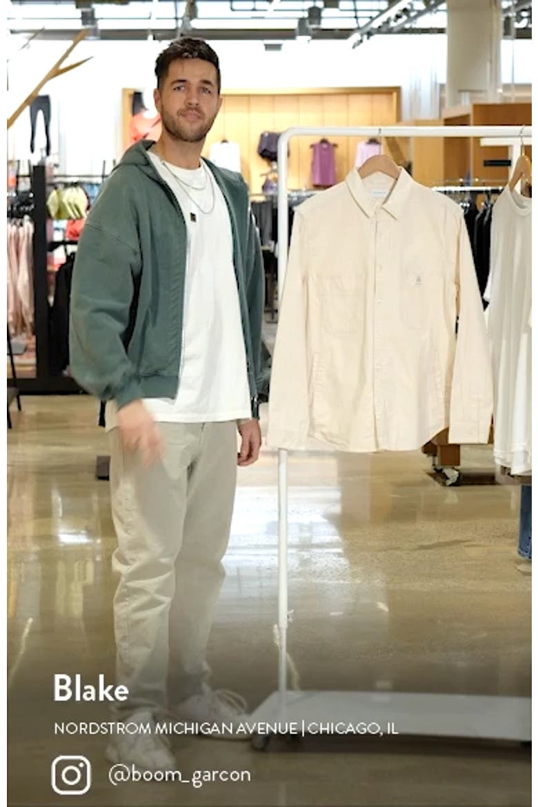 Heavyweight Cotton Overshirt video