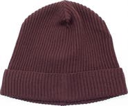 Portolano Merino Wool Rib Cuff Beanie